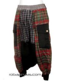 ZAS robapinzas.com | 
	Pantal&oacute;n afgjano patchwork, algod&oacute;n
