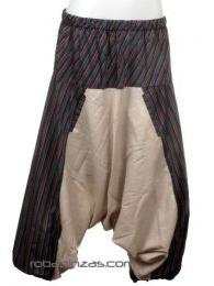 ZAS robapinzas.com | 
	Pantal&oacute;n afgano patchwork rayas. Talla &uacute;nica

