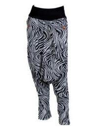 ZAS robapinzas.com | pantal&oacute;n estampado cebra largo con bolsillos UNISEX, talla &uacute;nica