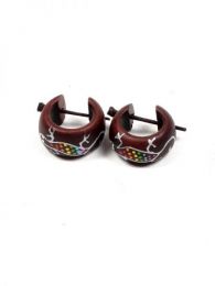 Modelo: Gecko Pendientes coco, decorado Mod Gecko