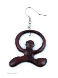 ZAS robapinzas.com | 
	pendientes Indalo de madera precio por PAR
