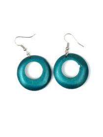 Modelo: Verde pendientes donut madera medianos, Mod Verde