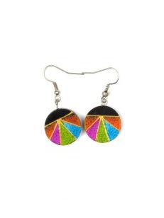 ZAS robapinzas.com | 
	Pendientes de madera decorados enganche, precio por PAR
