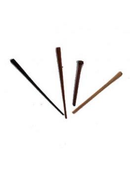 ZAS robapinzas.com | 
	Palito recambio para pendientes con stick (hueso, madera, cuerno) realizado en cuerno Es mucho m&aacute;s resistente y el&aacute;stico que los originales
