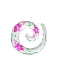 ZAS robapinzas.com expansor dilatador espiral de madera decorada a mano, precio unidad