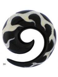 ZAS robapinzas.com Expansor de cuerno de b&uacute;falo inlayed, medidas 4 - 6 mm Precio unidad
