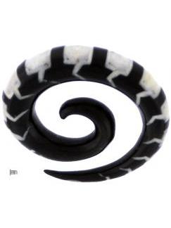 ZAS robapinzas.com | Expansor de cuerno de b&uacute;falo inlayed, medidas 4-6mm Precio Unidad