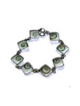 ZAS robapinzas.com | Pulsera plata, Ojo de Shiva, cuadrado, oval