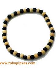 ZAS robapinzas.com | Pulsera el&aacute;stica, bolas de madera