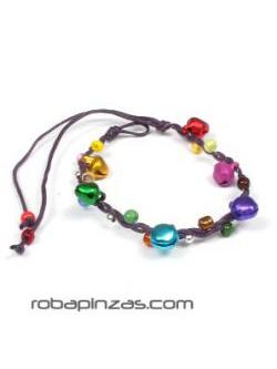 ZAS robapinzas.com Pulsera hippie de cascabeles