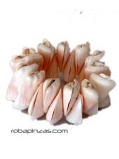 ZAS robapinzas.com | Pulsera elástica conchas grandes