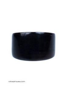 ZAS robapinzas.com | 
	Pulsera de cuerno de b&uacute;falo ancha tipo bangle abierta
