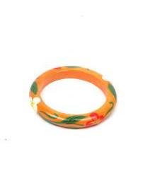 Modelo: Naranja pulsera bangle madera pintada Mod Naranja