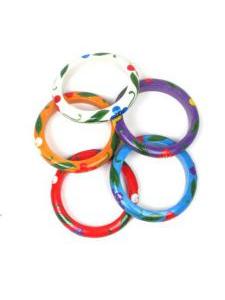 Detalle no seleccionable para compra pulsera bangle madera pintada detalle del producto