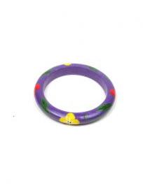 Modelo: Morado pulsera bangle madera pintada Mod Morado
