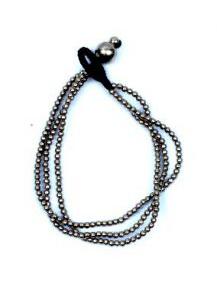 ZAS robapinzas.com | pulsera multivuelta de bolitas de rodio o lat&oacute;n cierre de bot&oacute;n