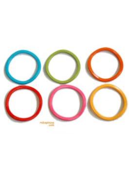 ZAS robapinzas.com | 
	Pulseras pl&aacute;stico tipo bangle diferentes modelos y tama&ntilde;os, un precio
