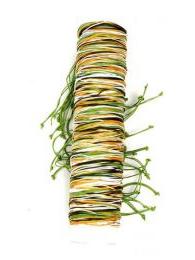 Modelo: 132 Pulsera multivueltas cáñamo. Mod 132