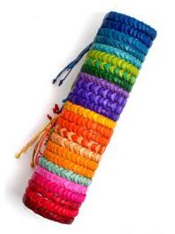 ZAS robapinzas.com Pulseras de cuero multicolores, cierre ajustable