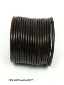 ZAS robapinzas.com | 
	Pulsera multihilo cortada cuero, extra ancha cierre clip regulable
