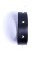 ZAS robapinzas.com | Pulsera de cuero con tachuelas, estrecha, cierre clip