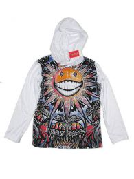 Modelo: Blanco Sudadera fina 100% algodón Mod Blanco