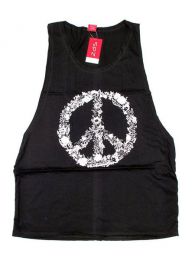 Modelo: Negro Camiseta de tirantes algodón Mod Negro