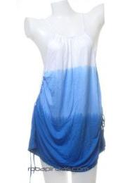 ZAS robapinzas.com | Top-vestido de algod&oacute;n tye dye abierto en los lados. talla &uacute;nica