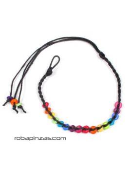 ZAS robapinzas.com | Tobillera hippie de cuentas de colores