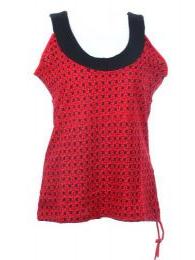 ZAS robapinzas.com | Top cuello redondo con cord&oacute;n en cintura para recogerlo. Talla &uacute;nica