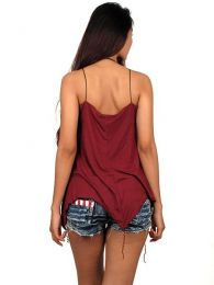 Detalle no seleccionable para compra top blusa amplia expandex detalle del producto