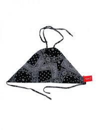 Modelo: Negro mini top hippie, top de tirantes Mod Negro