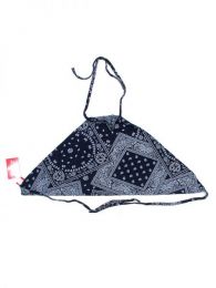 Modelo: Azul mini top hippie, top de tirantes Mod Azul