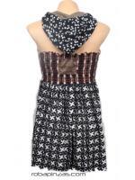 ZAS robapinzas.com | 
	Top estampado el&aacute;stico en pecho con capucha.Talla &uacute;nica
