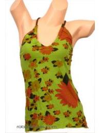 ZAS robapinzas.com | Top algod&oacute;n estampado flores