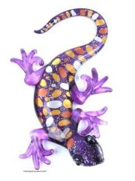 ZAS robapinzas.com | Gecko de cristal decorativo, tama&ntilde;o grande 12 cm aprox