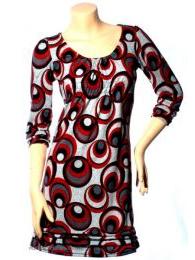 ZAS robapinzas.com | 
	Vestido manga larga cuello abierto, el&aacute;stico en pecho, con bolsillos. 95% viscosa 5% expandex. Talla &uacute;nica
