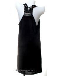 ZAS robapinzas.com | 
	Vestido de algod&oacute;n suelto con nudos en espalda. Talla &uacute;nica
