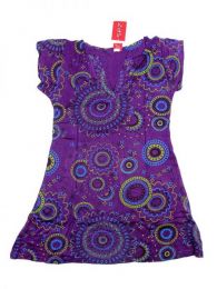 Modelo: Morado Vestido 100% rayón Mod Morado