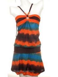 ZAS robapinzas.com | 
	Vestido tye dye colores, con cord&oacute;n al cuello. Talla &uacute;nica
