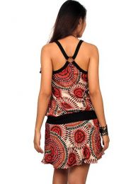 Detalle no seleccionable para compra Vestido estampado mandala, detalle del producto