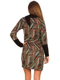 Detalle no seleccionable para compra Vestido estampado étnico detalle del producto