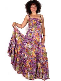ZAS robapinzas.com
	Vestido largo estampado,&nbsp; tirantes con forro fino interno. los colores pueden no coincidir exactamente con los mostrados, todos son distintos. talla &uacute;nica
