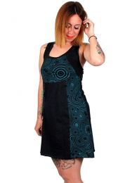Detalle no seleccionable para compra Vestido hippie de algodón detalle del producto