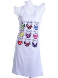 ZAS robapinzas.com Vestido b&aacute;sico mariquitas. Talla &uacute;nica