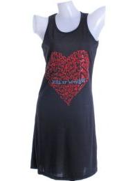 ZAS robapinzas.com | 
	Vestido b&aacute;sico heart. Talla &uacute;nica
