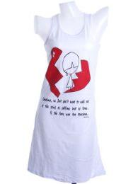 ZAS robapinzas.com | 
	Vestido b&aacute;sico broken heart. Talla &uacute;nica
