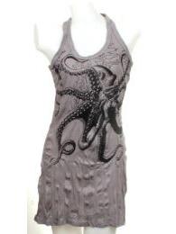 ZAS robapinzas.com
	Vestido Sure octopus, algod&oacute;n
