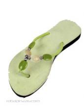 ZAS robapinzas.com | Sandalia "flip flop" Suela sint&eacute;tica planta textil, adornos piedras de colores los colores de las piedras pueden variar de los mostrados..