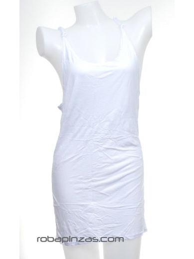 Top- vestido de algodón con croché en espalda. talla única ZAS robapinzas.com | Top- vestido de algodón con croché en espalda. talla única